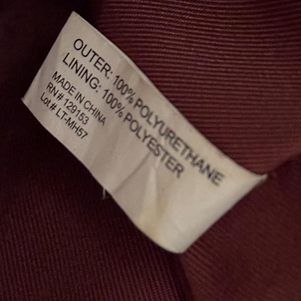 Telfar Deep Burgundy Vegan 2005 Tote Shopper - Picture 11 of 17
